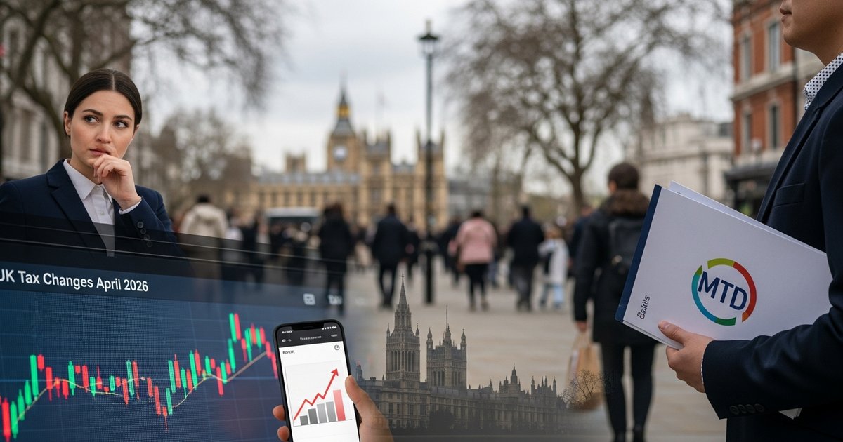 UK Tax Changes April 2026: Dividend Tax Up, IHT Relief Capped, MTD Begins