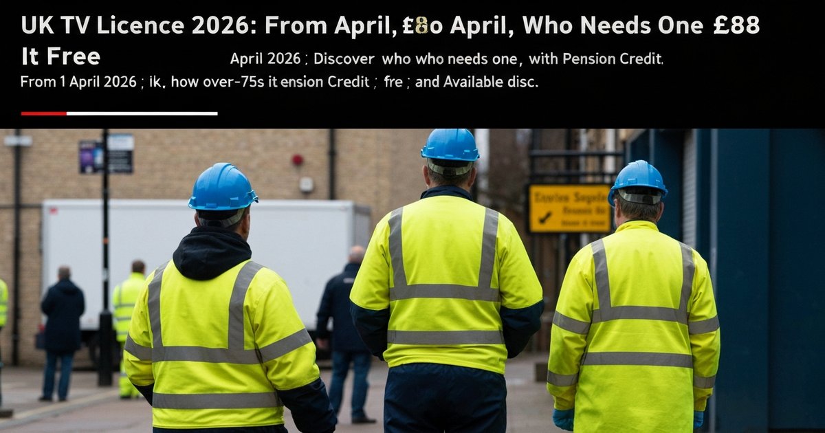 UK TV Licence 2026: £180 From April, Who Needs One and How Over-75s Get It Free